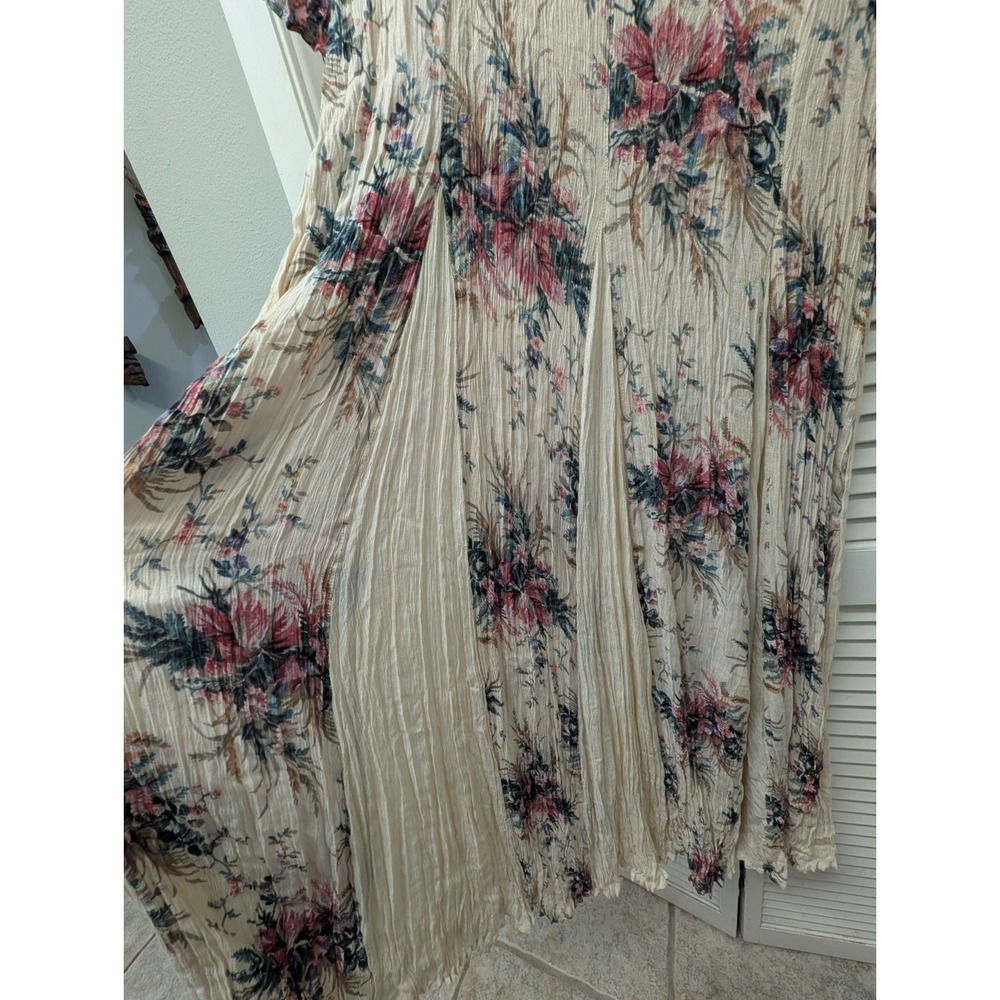 Vintage Starina Dress Womens Medium Floral Lace Whimsigoth Fairy Boho 90s - Picture 3 of 4